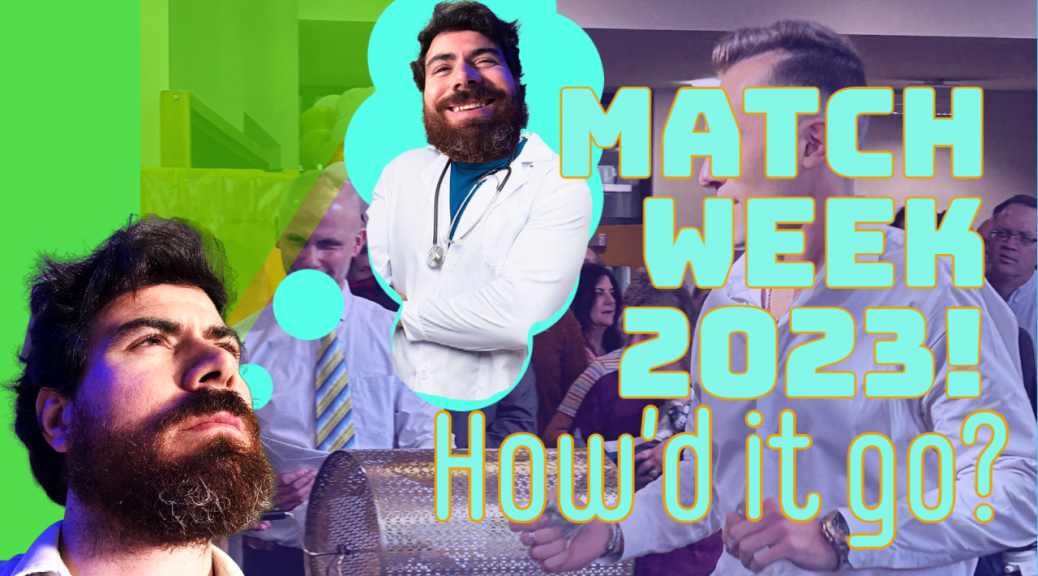 Match Week 2023: The Results are in! | The Short Coat